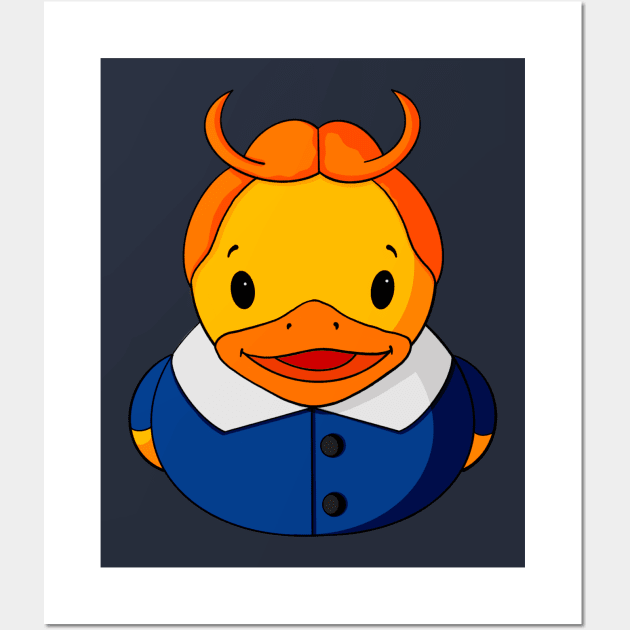 Blue Munchkin Rubber Duck Wall Art by Alisha Ober Designs